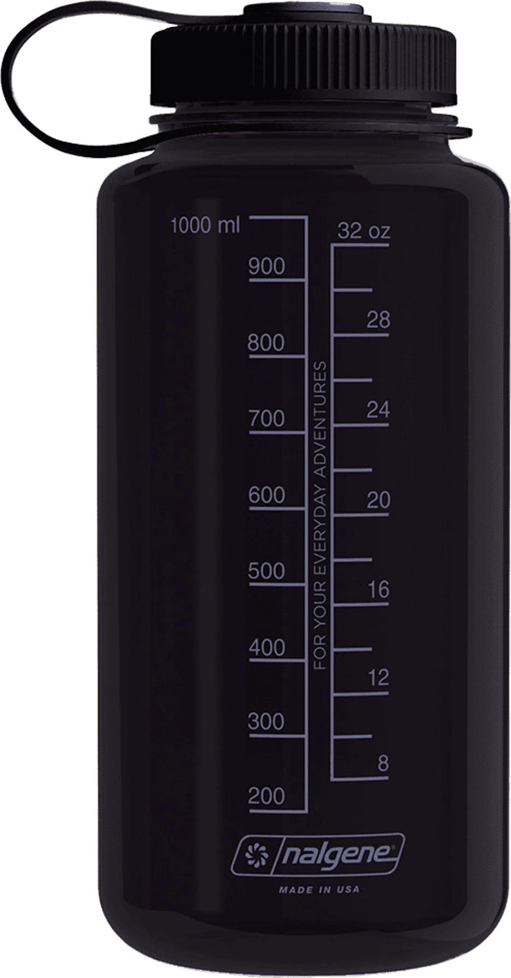 Nalgene 1 Litre Tritan Sustain Wide Mouth Bottle - Odyssey Gray
