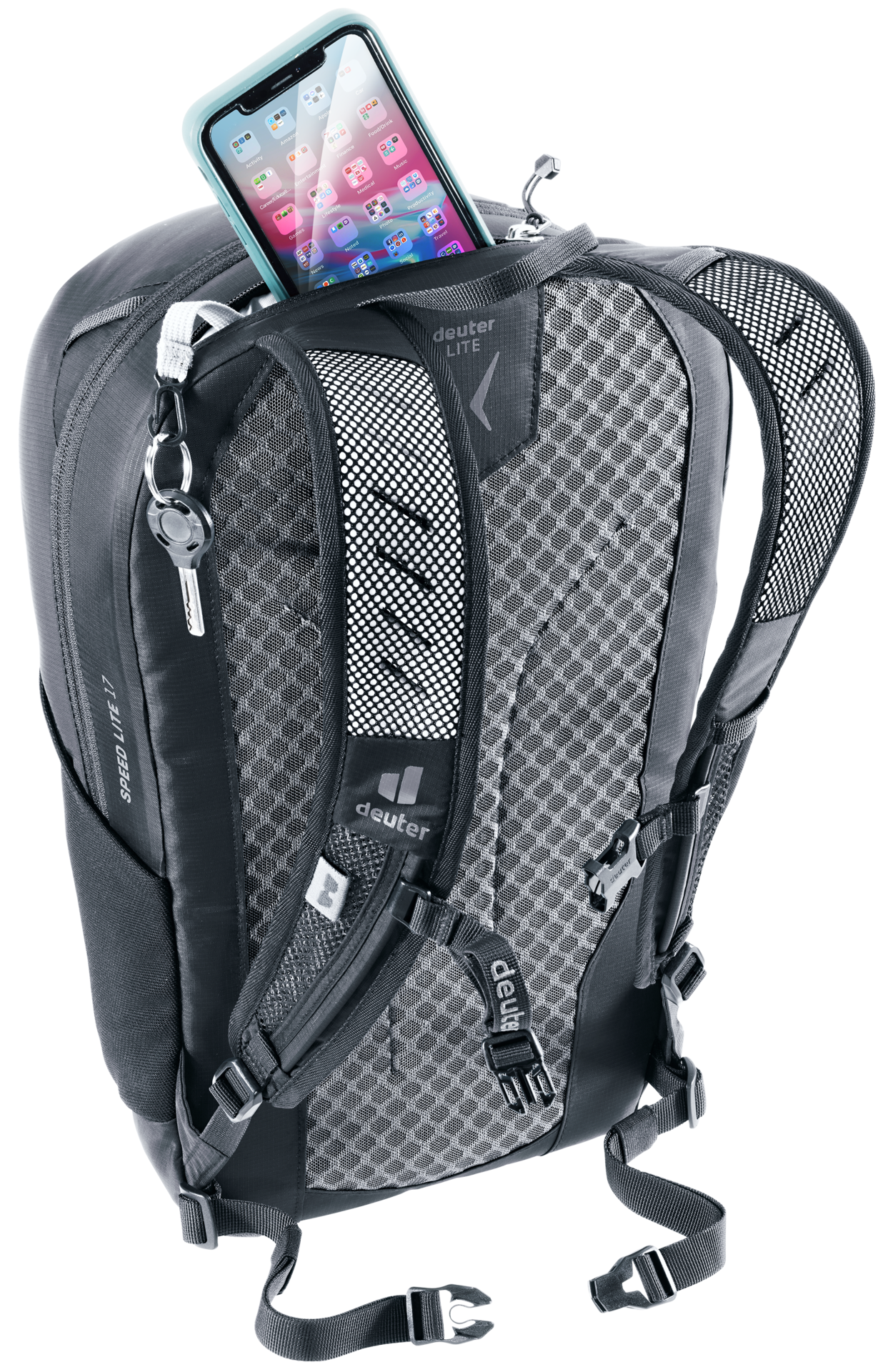 Deuter Updated Speed Lite 17 Hiking Backpack - Black