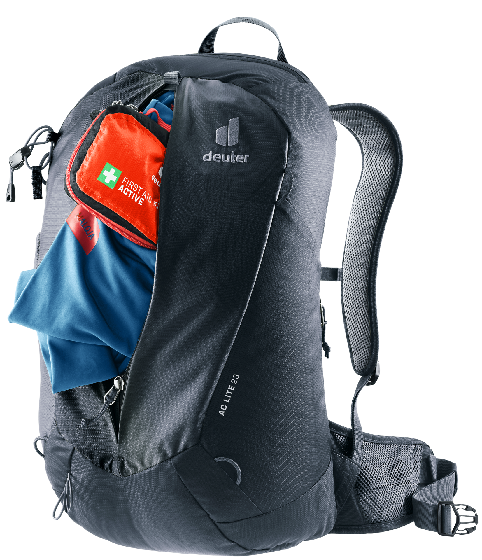 Deuter AC Lite 23 Litre Lightweight Hiking Backpack - Black