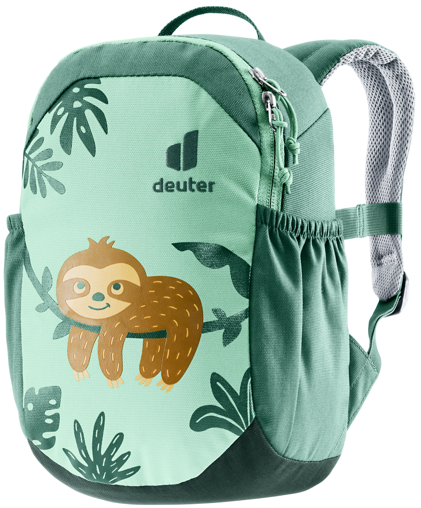 Deuter Pico Animal Theme Kids Padded 5 Litre Backpack - Sloth Spearmint Green
