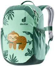 Deuter Pico Animal Theme Kids Padded 5 Litre Backpack - Sloth Spearmint Green
