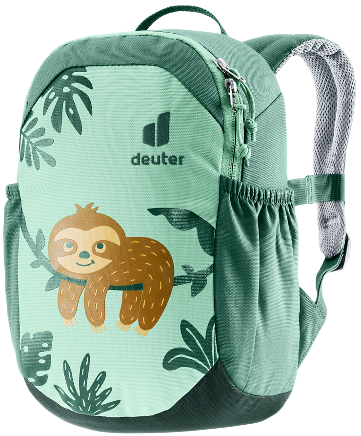 Deuter Pico Animal Theme Kids Padded 5 Litre Backpack - Sloth Spearmint Green