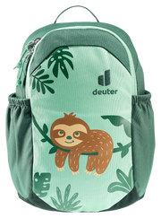 Deuter Pico Animal Theme Kids Padded 5 Litre Backpack - Sloth Spearmint Green