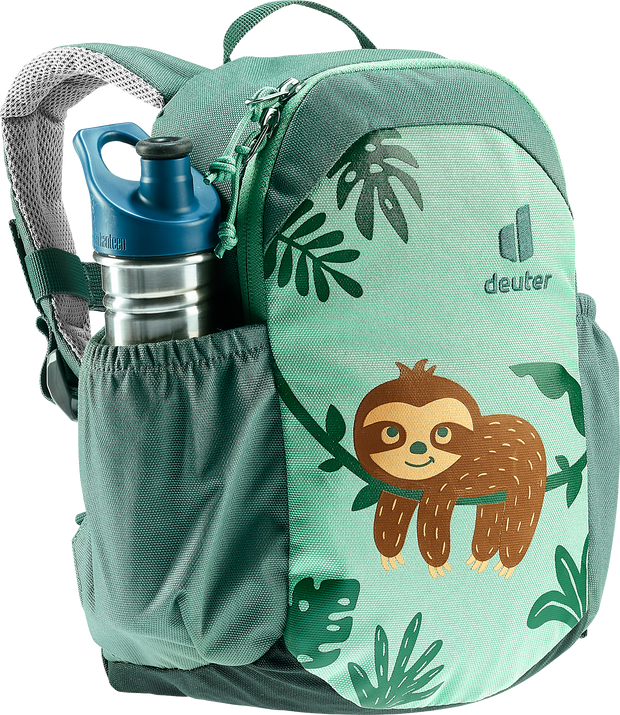 Deuter Pico Animal Theme Kids Padded 5 Litre Backpack - Sloth Spearmint Green