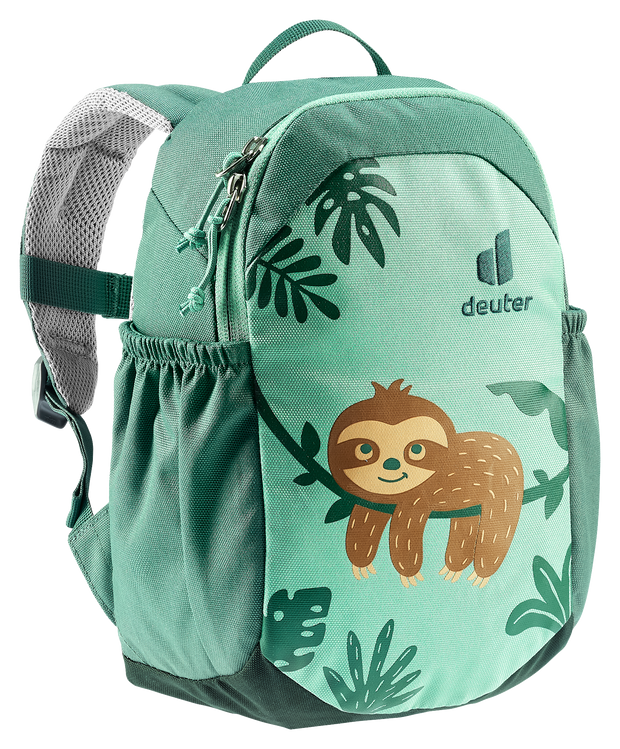 Deuter Pico Animal Theme Kids Padded 5 Litre Backpack - Sloth Spearmint Green