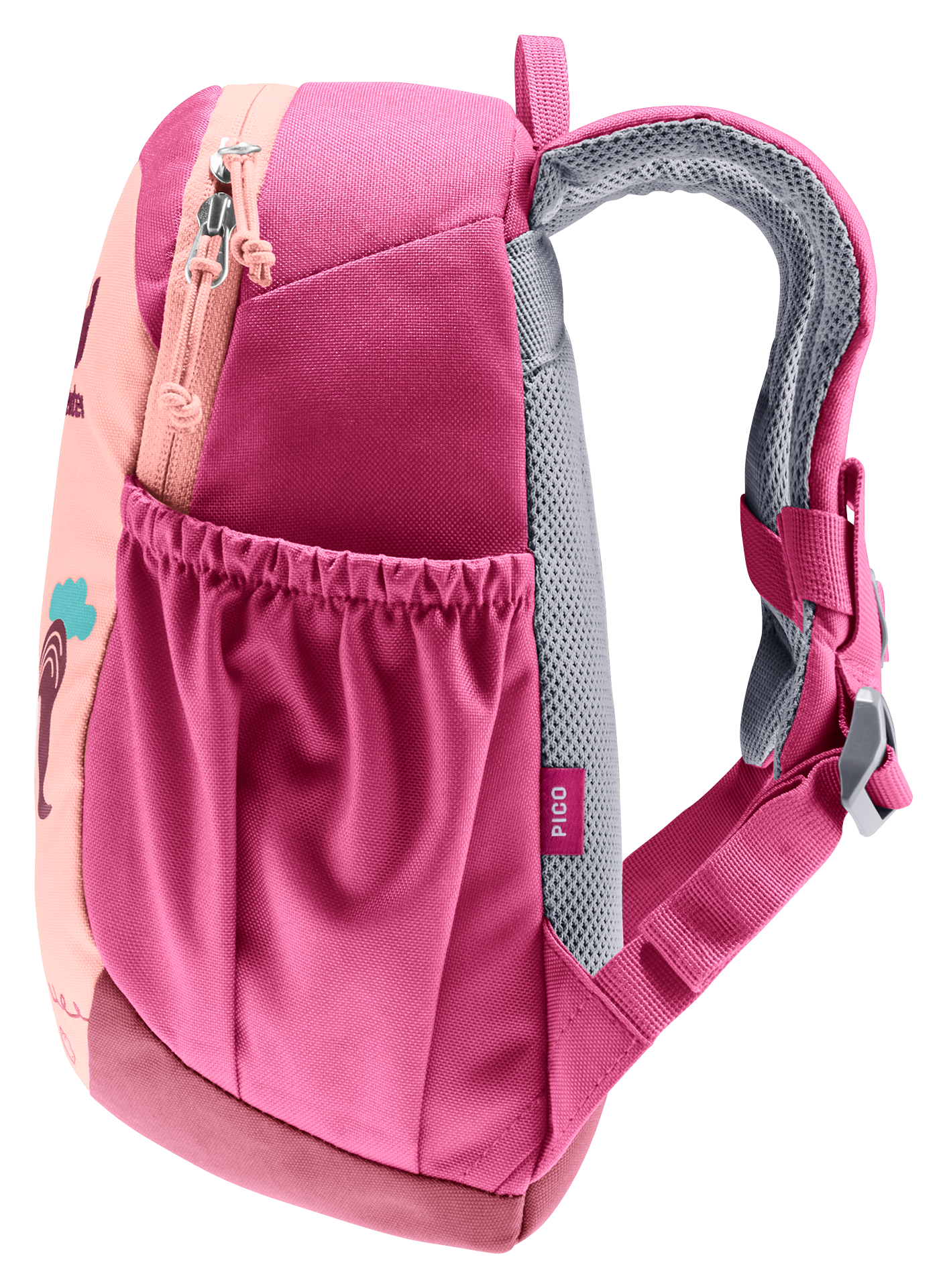 Deuter Pico Animal Theme Kids Padded 5 Litre Backpack - Unicorn Bloom Ruby