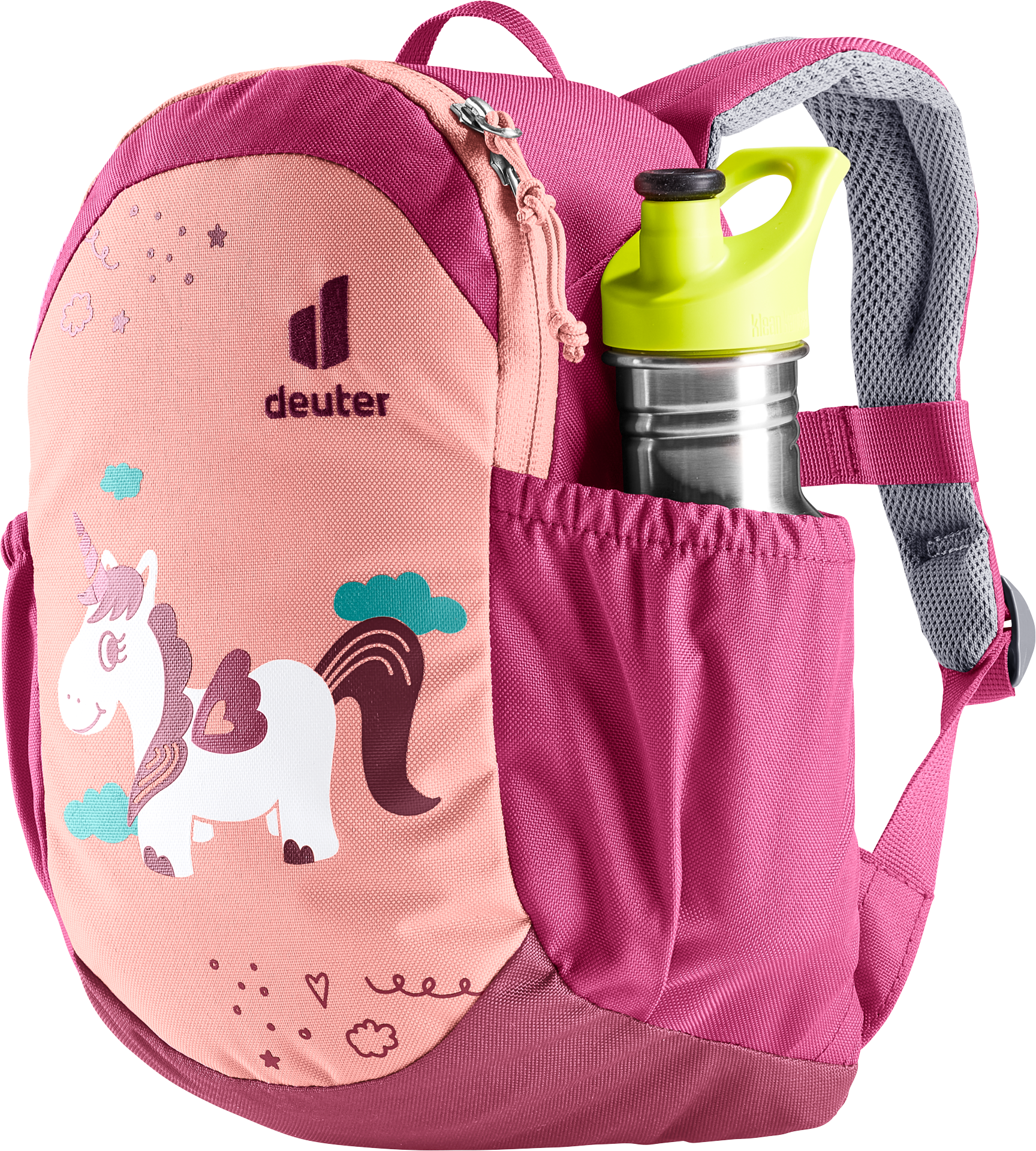 Deuter Pico Animal Theme Kids Padded 5 Litre Backpack - Unicorn Bloom Ruby