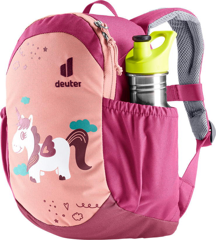 Deuter Pico Animal Theme Kids Padded 5 Litre Backpack - Unicorn Bloom Ruby
