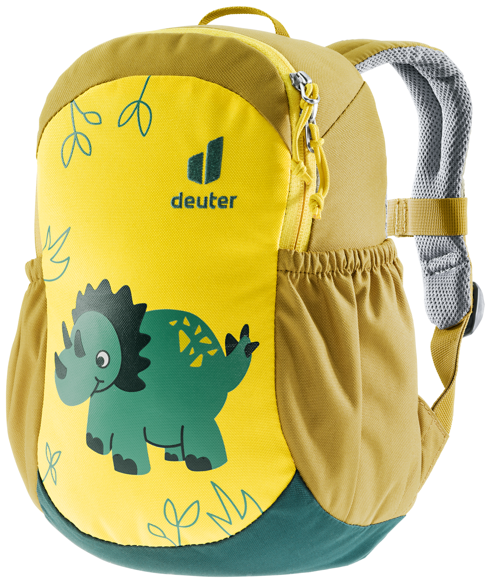 Deuter Animal Pico Theme Kids Padded 5 Litre Backpack - Dinosaur Corn Tumeric
