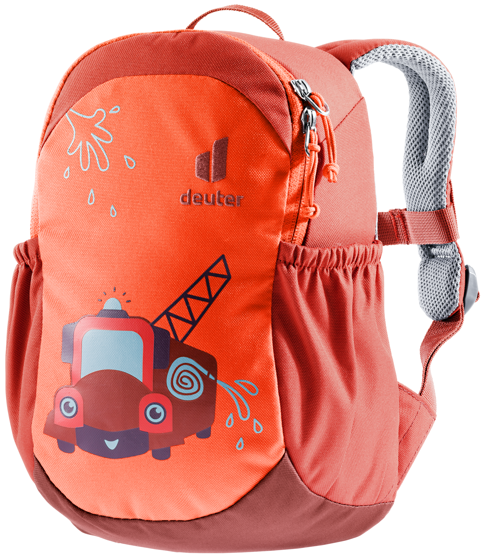 Deuter Pico Theme Kids Padded 5 Litre Backpack - Fire Engine Papaya Lava
