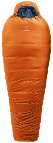 Deuter Orbit -5° Synthetic Sleeping Bag - Chestnut Ink