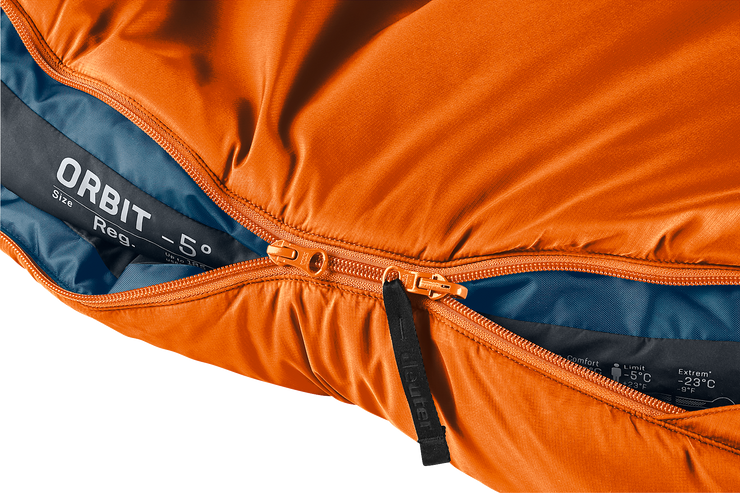 Deuter Orbit -5° Synthetic Sleeping Bag - Chestnut Ink