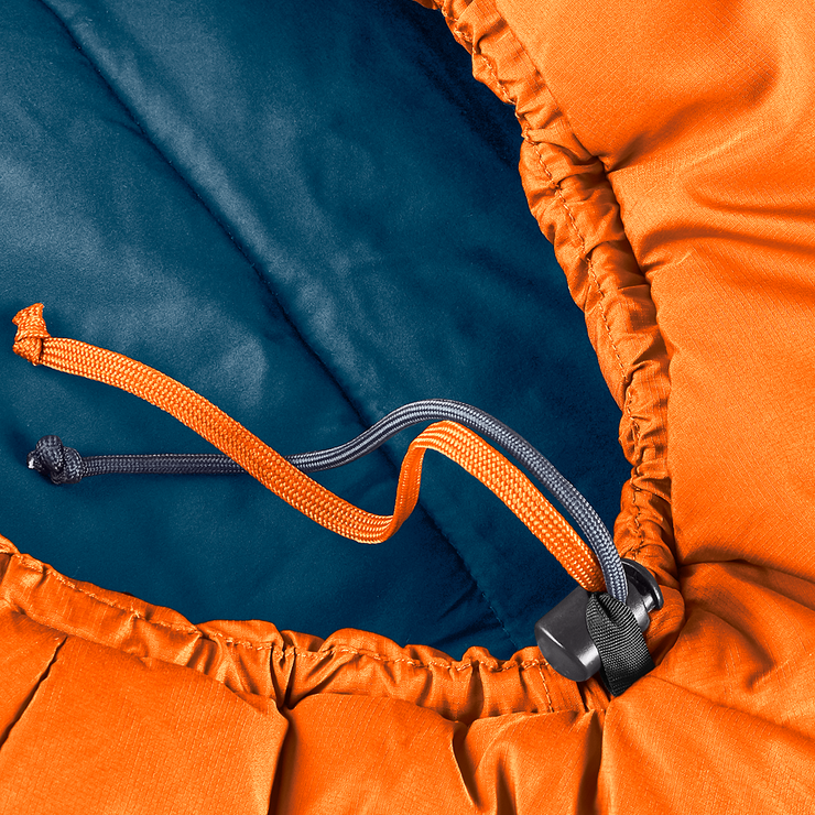 Deuter Orbit -5° Synthetic Sleeping Bag - Chestnut Ink