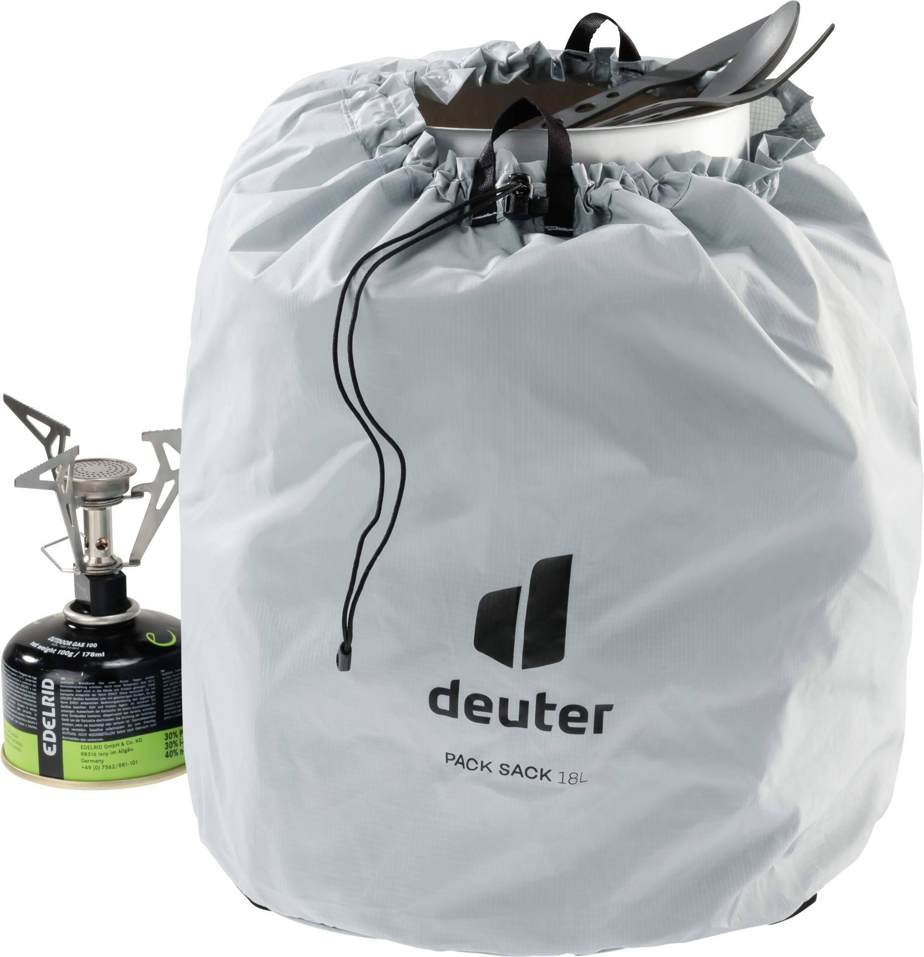Deuter Pack Sack 18 Camping Stuffsack - Tin