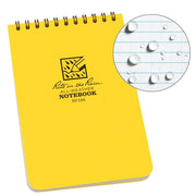 Rite in the Rain Top Spiral Bound Pocket Notepad No.146 - Yellow 4" x 6"