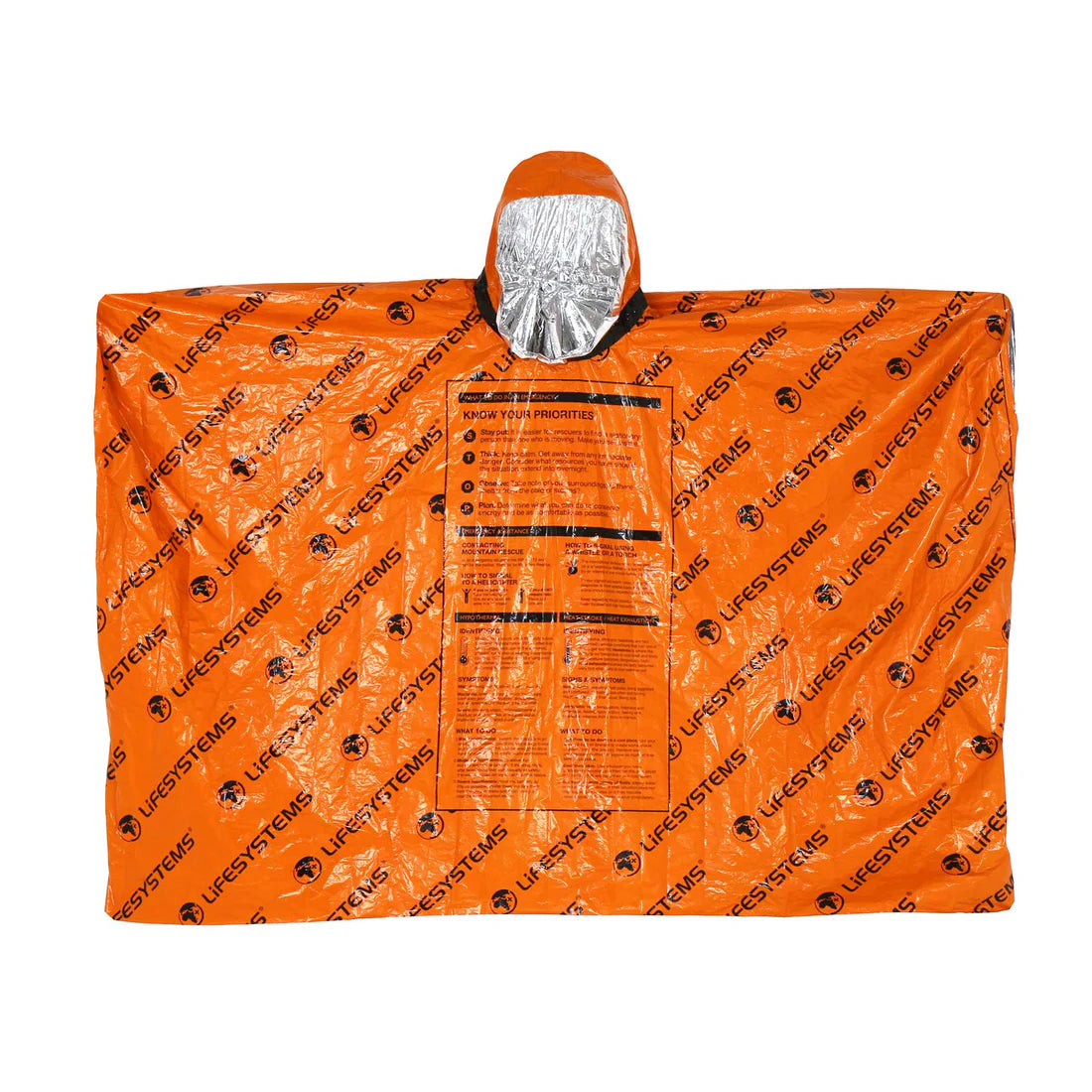 Lifesystems Heatshield Emergency Poncho - Orange