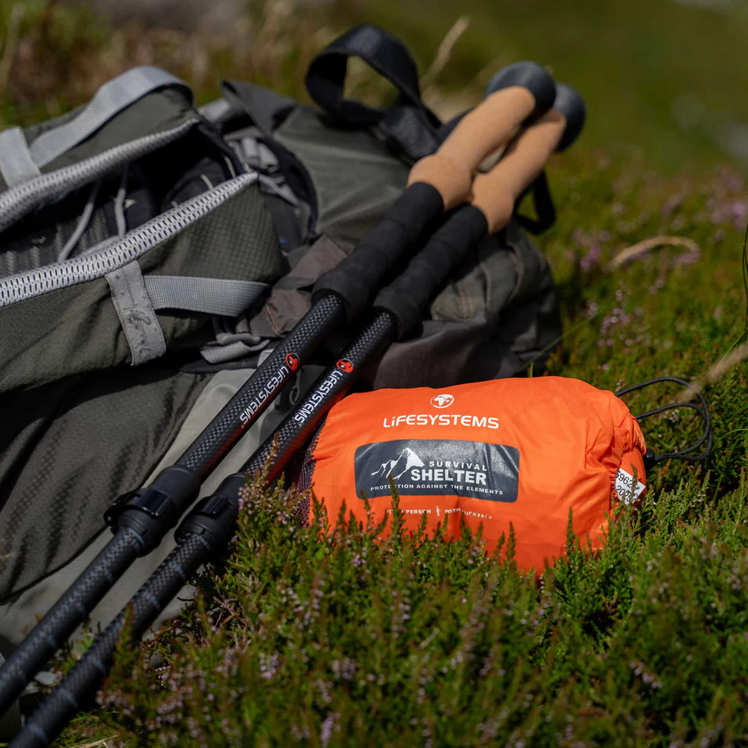 Lifesystems Emergency Mountain Storm Survival Shelter for Hiking and Mountaineering - Two People, Orange Lifesystems Emergency Mountain Storm Survival Shelter for Hiking and Mountaineering - Two People, Orange