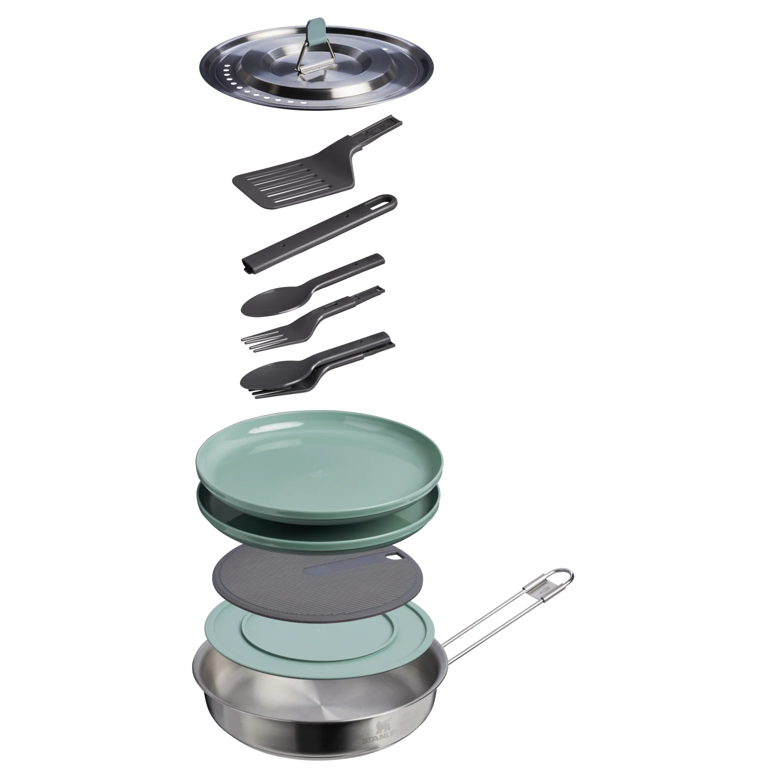 Stanley Wildfare Core Fry Pan Cookset - Shale Green Charcoal
