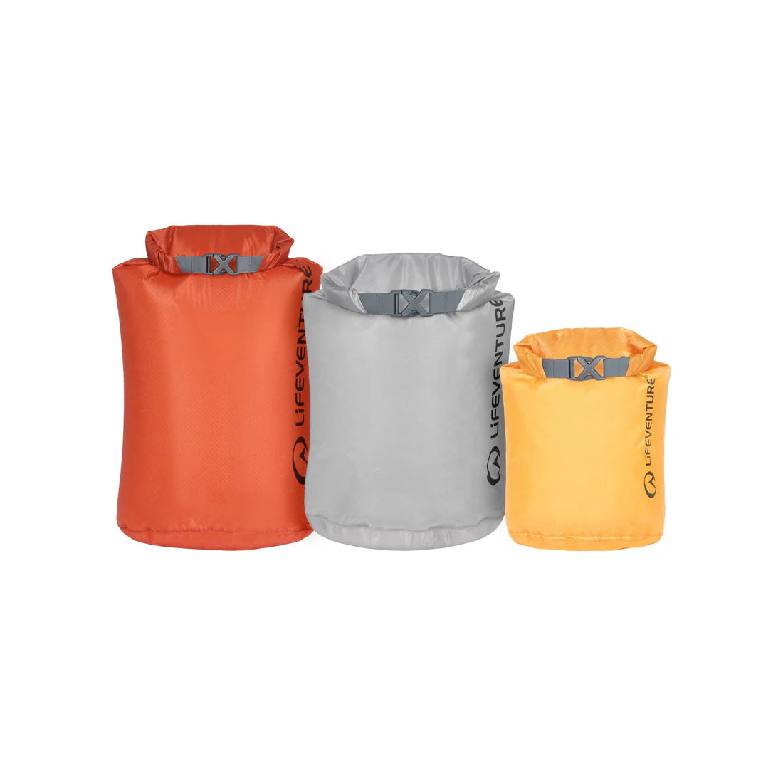 Lifeventure Ultralight Dry Bag Set Small - 1lt, 2lt, 5lt