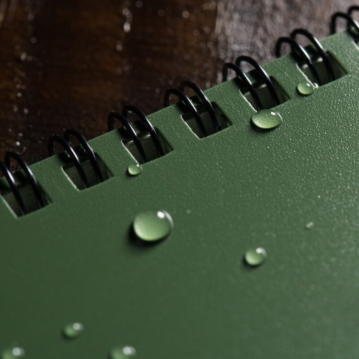 Rite in the Rain Top Spiral Bound Pocket Notepad No.935 - Green 3" x 5"