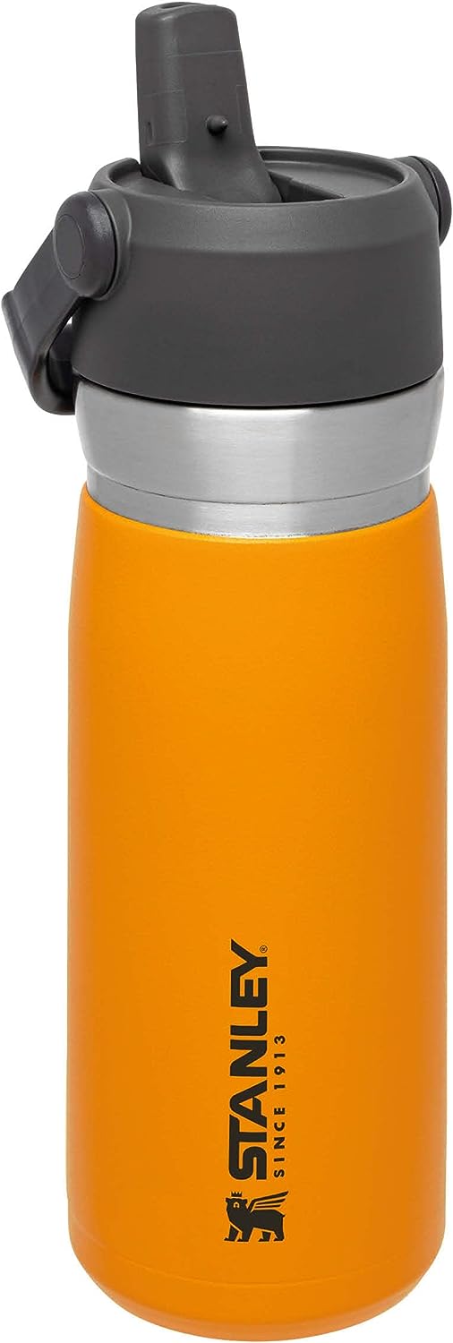 Stanley Iceflow Flip Straw Water Bottle - 0.65L Saffron