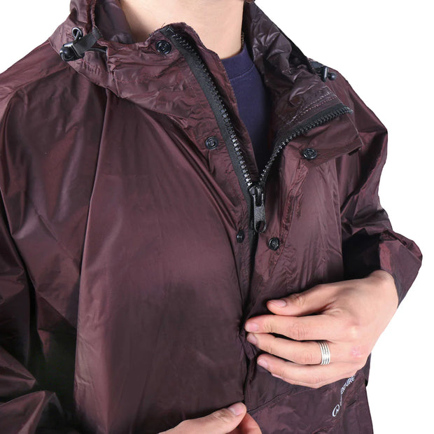 Lifeventure Lightweight Packable Waterproof Poncho - Blackcurrant