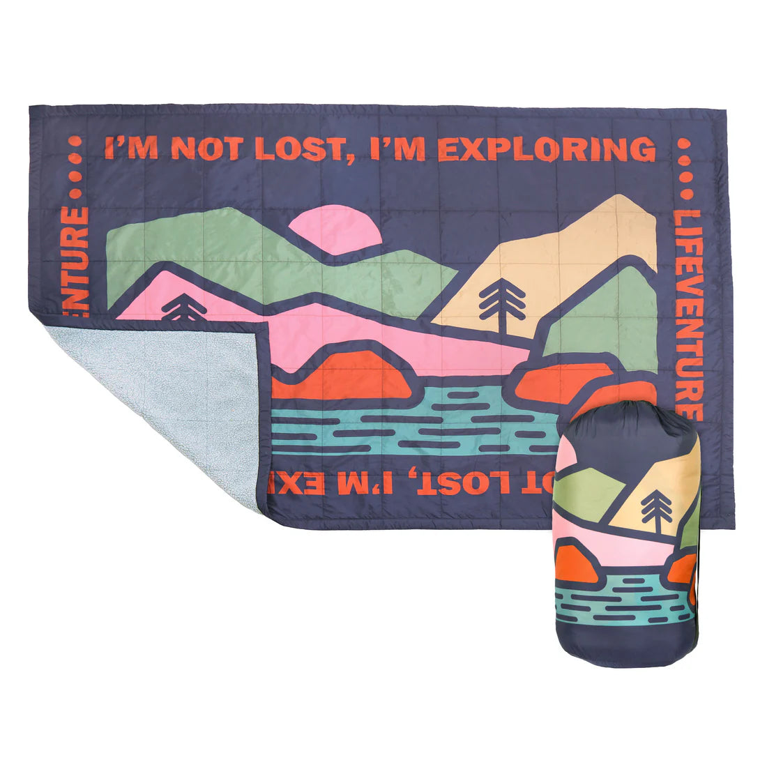 Lifeventure WindProof Water Resistant Camp Blanket - Mountain