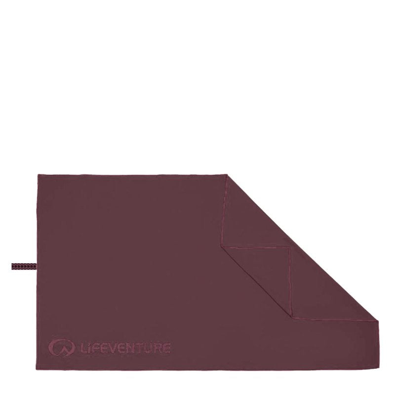 Lifeventure SoftFibre Recycled Trek Towel - Large Blackcurrant