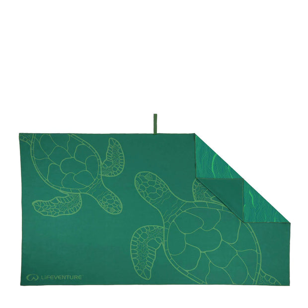 Lifeventure SoftFibre Giant Recycled Towel - Turtle