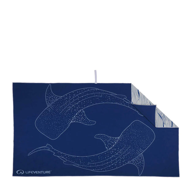 Lifeventure SoftFibre Giant Recycled Towel - Whale Shark