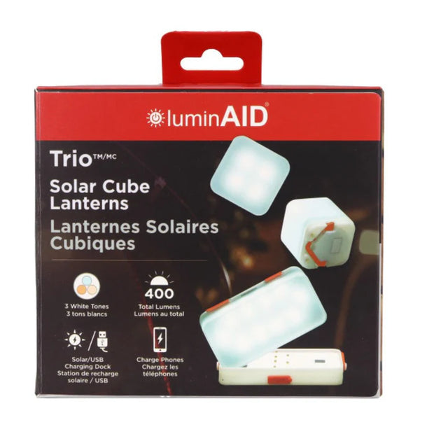 LuminAID Trio Modular Camping Light System