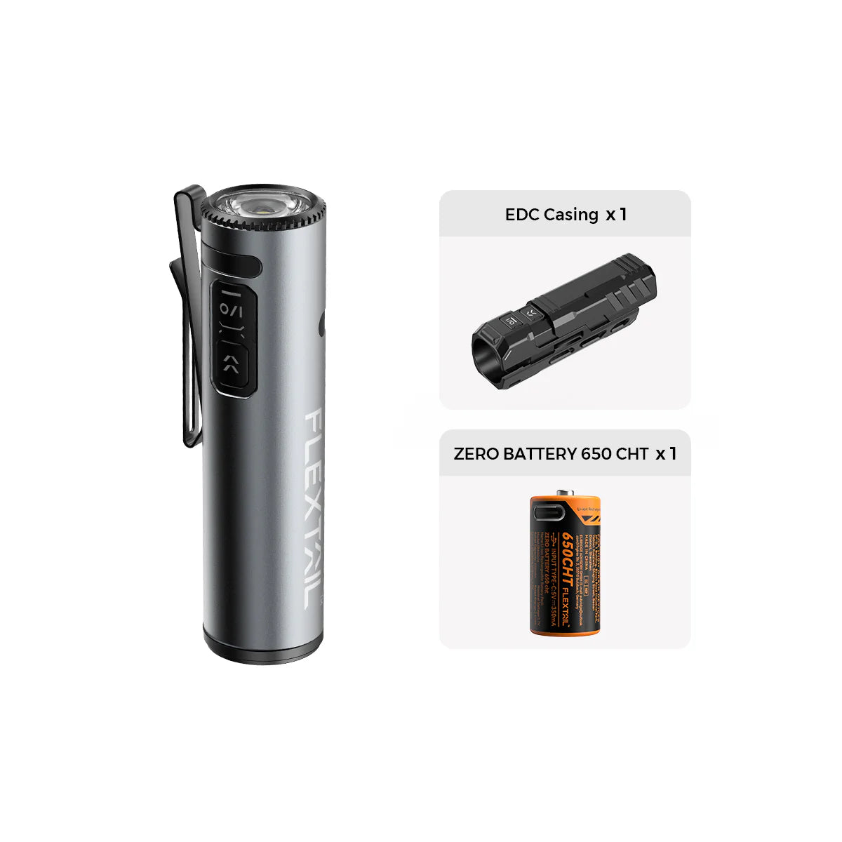 Flextail Zero Flash 1200 Lumen Torch with Hard Case