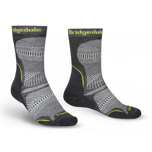 Bridgedale Men's UL T2 Coolmax Performance Boot Sock - Graphite