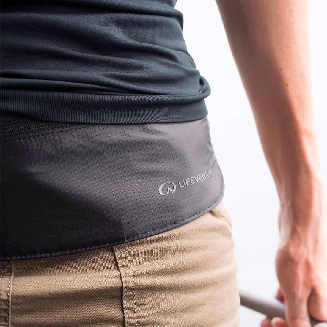 Lifeventure Waterproof Body Wallet Waist Security Belt - Black