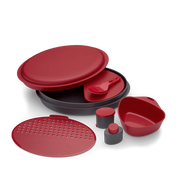 Primus Camping Dinnerware Meal Set - Red