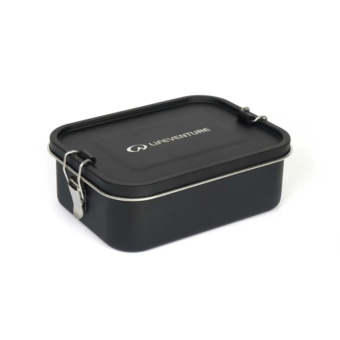 Lifeventure Stainless Steel Lunch Box - Black