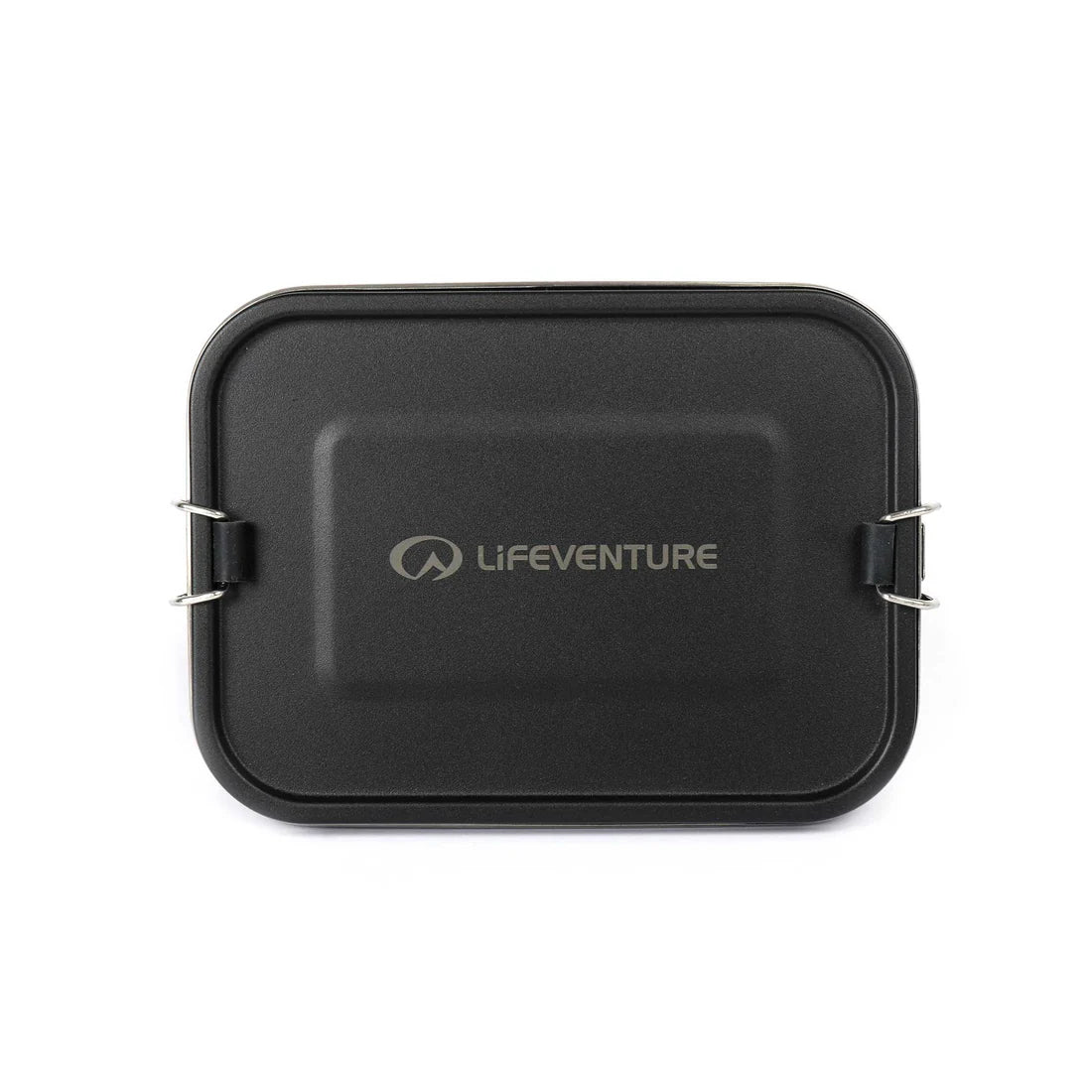 Lifeventure Stainless Steel Lunch Box - Black
