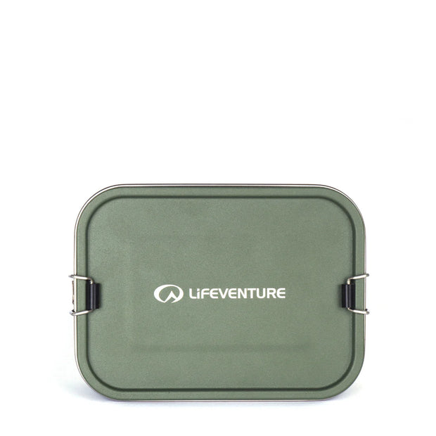 Lifeventure Stainless Steel Lunch Box - Khaki Green