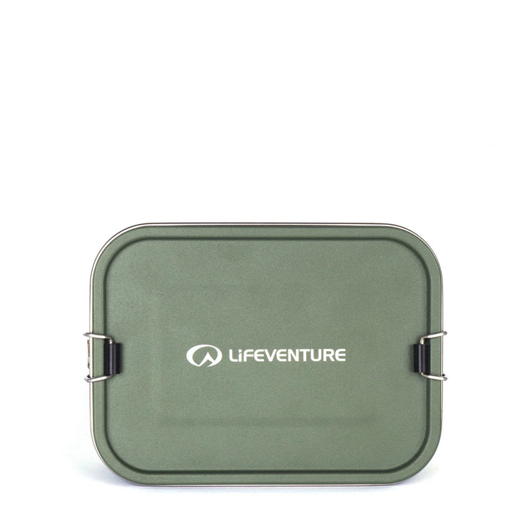 Lifeventure Stainless Steel Lunch Box - Khaki Green