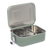 Lifeventure Stainless Steel Lunch Box - Khaki Green
