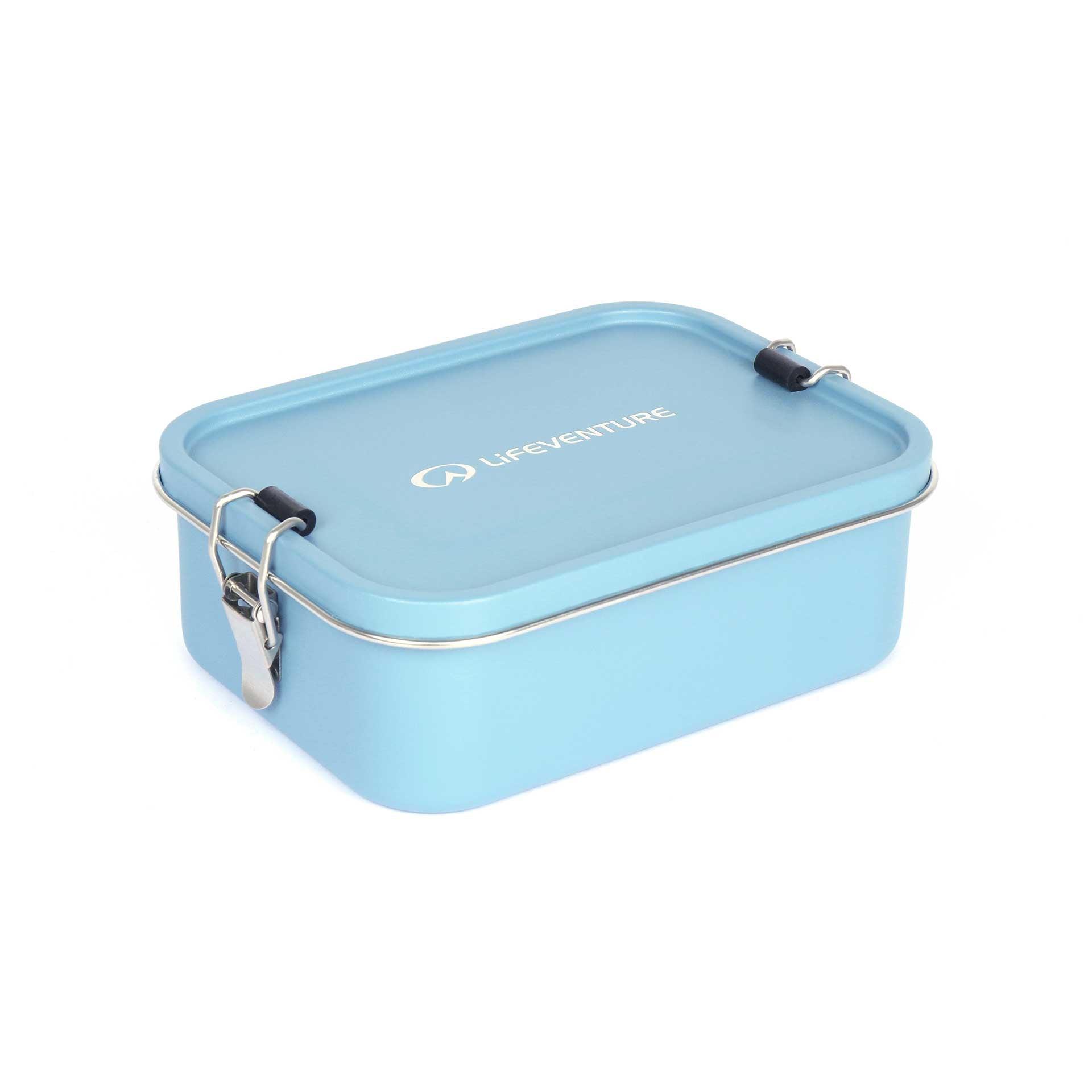 Lifeventure Stainless Steel Lunch Box - Ice Blue