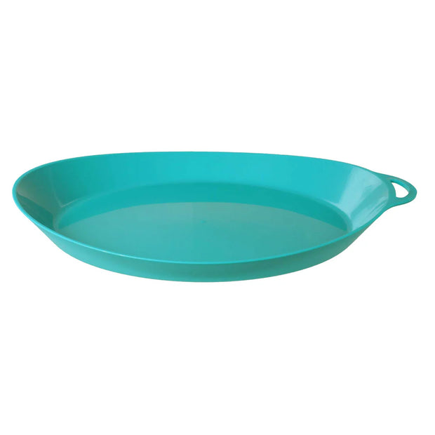 Lifeventure Ellipse Plastic Camping Plate - Teal Green