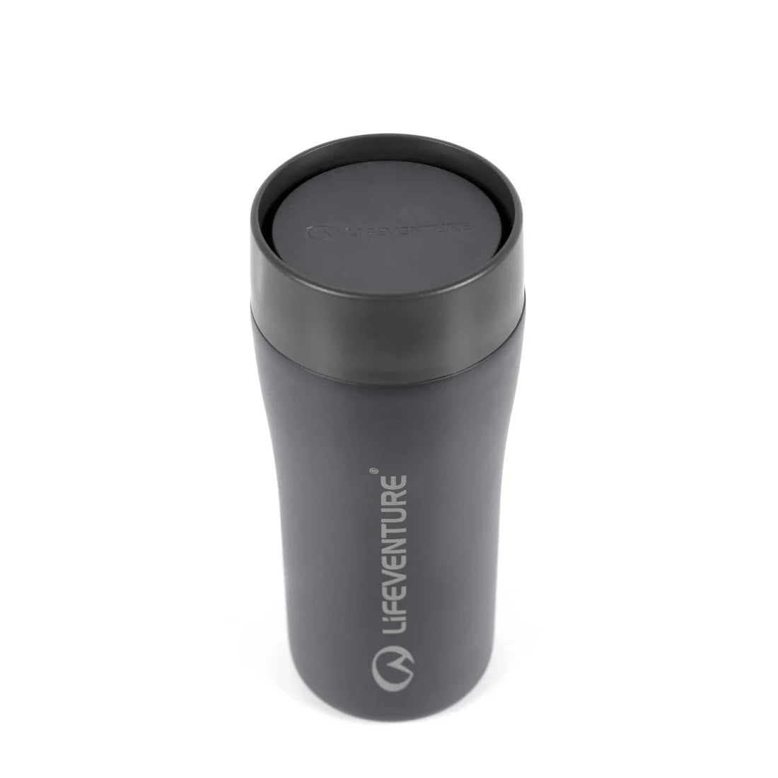Lifeventure One-Touch Thermal Mug - Black 350ml