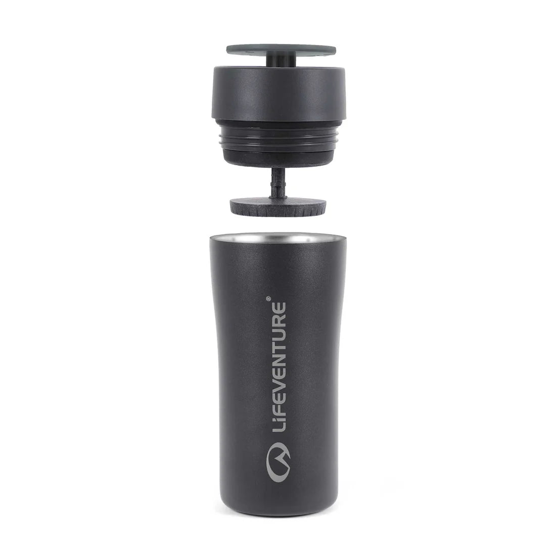 Lifeventure One-Touch Thermal Mug - Black 350ml