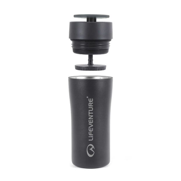 Lifeventure One-Touch Thermal Mug - Black 350ml