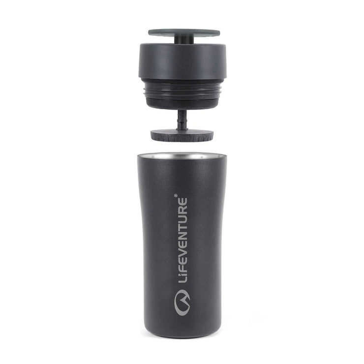 Lifeventure One-Touch Thermal Mug - Black 350ml