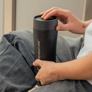 Lifeventure One-Touch Thermal Mug - Black 350ml