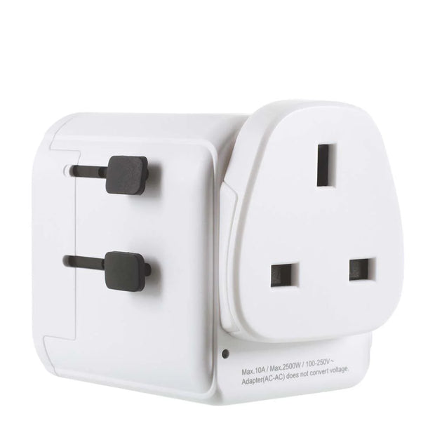 Lifeventure USB UK-World Travel Adapter