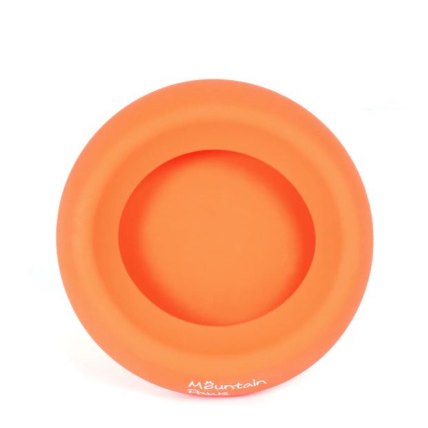 Mountain Paws Splashproof Dog Bowl - Orange