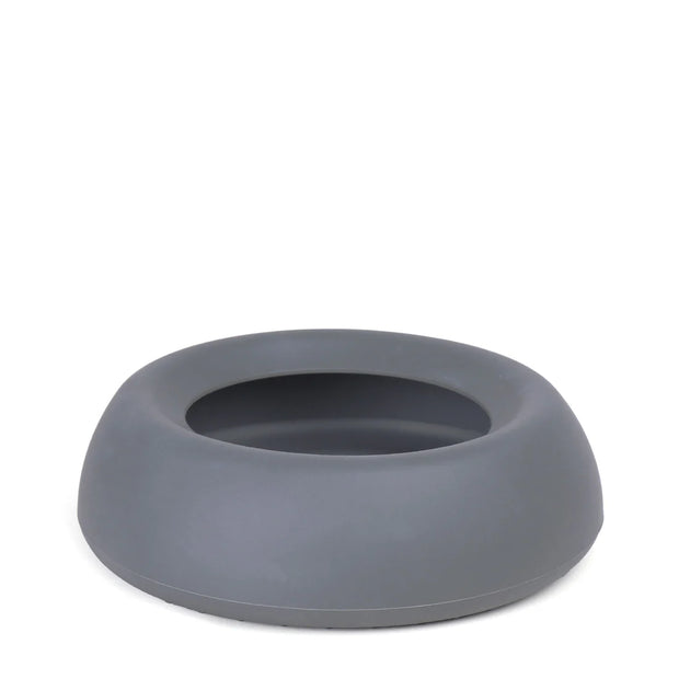 Mountain Paws Splashproof Dog Bowl - Grey